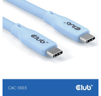 Club3D Kabel USB-C 4.0, 20Gbps, 4K60Hz, PD 240W, 2m, modrá