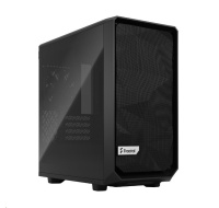 FRACTAL DESIGN skříň Meshify 2 Mini Black TG Dark Tint, USB 3.1 Type-C, 2x USB 3.0, bez zdroje, mATX