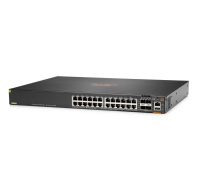 HPE Aruba Networking CX 6300F 24-port 1GbE Class 4 PoE and 4-port SFP56 Switch JL666AR RENEW