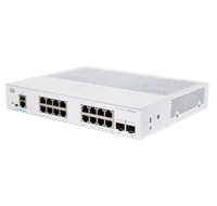 Cisco switch CBS350-16T-2G-EU (16xGbE,2xSFP,fanless) - REFRESH