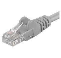 PremiumCord Patch kabel UTP RJ45-RJ45 CAT6 7m šedá