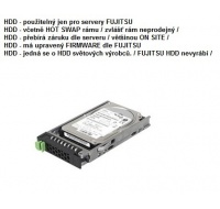 FUJITSU HDD SRV SAS 12G 1.2TB 10K 512n HOT PL 2.5' EP