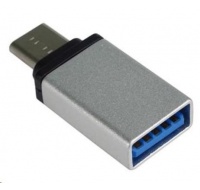 PREMIUMCORD Adaptér USB 3.1 C/male - USB 3.0 A/female, stříbrný, OTG