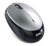 GENIUS myš NX-9000BT/ Bluetooth 4.0/ 1200 dpi/ bezdrátová/ dobíjecí baterie/ stříbrná