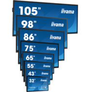 iiyama ProLite IDS, 24/7, Google EDLA, 165 cm (65''), PureTouch-IR, 4K, USB, USB-C, RS232, Ethernet, Wi-Fi, Android, USB