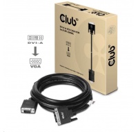 Club3D kabel DVI-A na VGA, 3m, 28 AWG