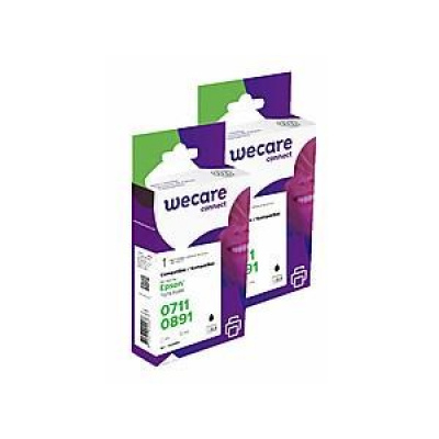 WECARE Armor cartridge pro EPSON Stylus D78/ DX4000 (T071140), sada černá, 2x9ml