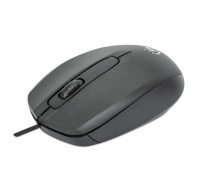 MANHATTAN Myš Comfort II, USB optická, 1000 dpi, bílá