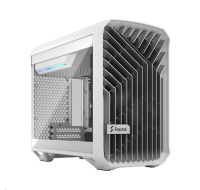 FRACTAL DESIGN skříň Torrent Nano White TG Clear Tint, USB 3.1 Type-C, 2x USB 3.0, bez zdroje, mITX