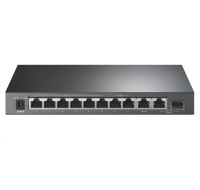 TP-Link CCTV switch TL-SG1210PP (9xGbE,1xGbE/SFP combo uplink, 1xGbE uplink, 6xPoE+,2xPoE++,123W, fanless)