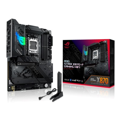 ASUS MB Sc AM5 ROG STRIX X870-F GAMING WIFI, AMD X870, 4xDDR5, 1xDP, 1xHDMI, 1xThunderbolt, WiFi