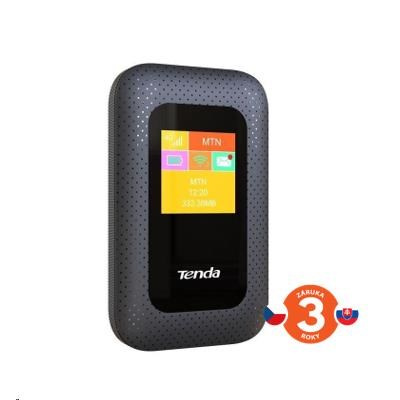 Tenda 4G185 -  3G/4G LTE Mobile Wi-Fi Hotspot Router s LCD 802.11b/g/n, microSD, 2100mAh