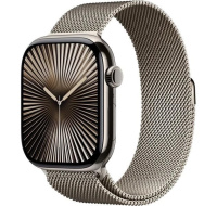 Apple Watch Series 10 GPS + Cellular 46mm Natural Titanium Case with Natural Milanese Loop - M/L