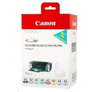 Canon CARTRIDGE CLI-42 BK/GY/LGY/C/PC/M/PM/Y MULTI-PACK 8ks pro PIXMA PRO-100, PRO-100S