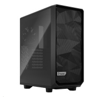 FRACTAL DESIGN skříň Meshify 2 Compact Black TG Light Tint, USB 3.1 Type-C, 2x USB 3.0, bez zdroje, mATX