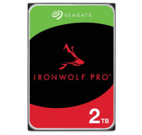 SEAGATE HDD 2TB IRONWOLF PRO (NAS), 3.5", SATAIII, 7200 RPM, Cache 256MB