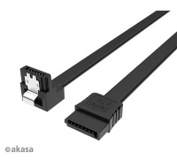 AKASA kabel SATA3, pravoúhlý, 100 cm