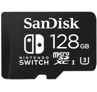 SanDisk MIcroSDXC karta 128GB for Nintendo Switch (R:100/W:90 MB/s, UHS-I, V30, U3, C10, A1) licensed Product