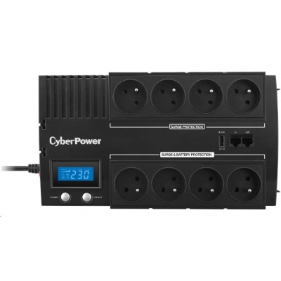 CyberPower BRICs Series II SOHO LCD UPS 1000VA/600W, české zásuvky