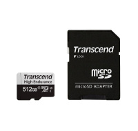 TRANSCEND MicroSDXC karta 512GB 350V, High Endurance