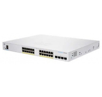 Cisco switch CBS350-24FP-4G-UK (24xGbE,4xSFP,24xPoE+,370W) - REFRESH