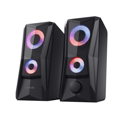 TRUST reproduktory GXT 606 Javv RGB-Illuminated 2.0 Speaker Set, černá