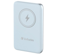 VERBATIM Powerbanka Charge 'n' Go, Magnetická, 10000 mAh, USB-C, Modrá