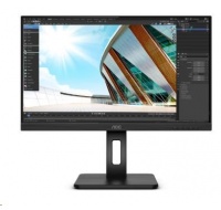 AOC MT IPS LCD WLED 23,8" 24P2Q - IPS panel, 1920x1080, D-Sub, DVI, HDMI, DP, USB, repro, pivot