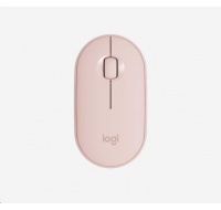 Logitech Pebble Wireless Mouse M350, růžová