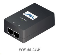 UBNT POE-48-24W [PoE adaptér 48V/0,5A (24W), vč. napájecího kabelu] -rozbaleno