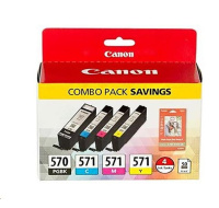 CANON CARTRIDGE PGI-570/CLI-571 PGBK/C/M/Y/ BK MULTI-PACK pro PIXMA MG575x,  MG685x, MG775x, TS505x, TS605x (297 str.)