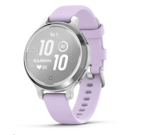 Garmin Lily® 2 Active, Silver / Purple Jasmine Silicone Band