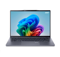 ACER NTB Swift Go 14 AI (SFG14-01-X2KK),Snapdragon XPlus X1P,14.5"WUXGA,16GB,1024GB SSD,Qualcomm Adreno,Win11H,Gray