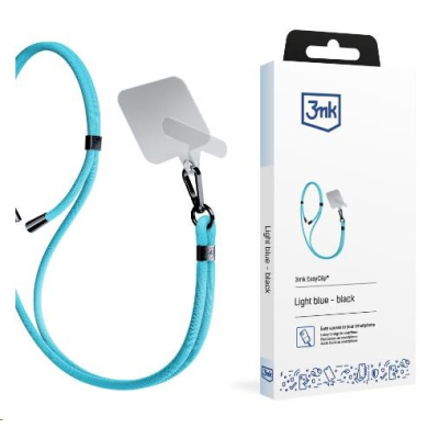 3mk EasyClip Light Blue (black)