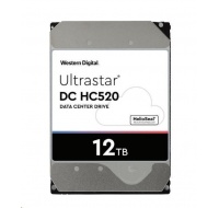 Western Digital Ultrastar® HDD 12TB (HUH721212ALE601) DC HC520 3.5in 26.1MM 256MB 7200RPM SATA 512E SED (GOLD)