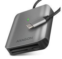 AXAGON CRE-S3C, USB-C 3.2 Gen 1 - SUPERSPEED čtečka karet, 3-slot & lun SD/microSD/CF, podpora UHS-II