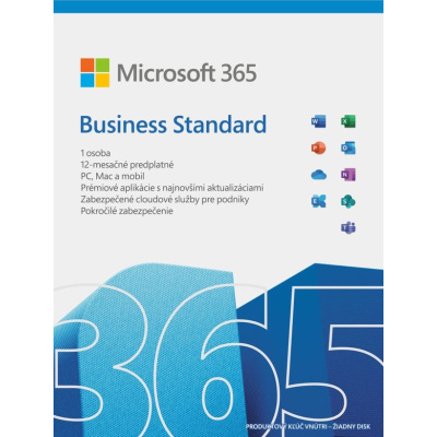 PROMO 5PK Microsoft 365 Business Standard SK (1rok) + NOTINO 80 EUR