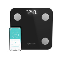 TrueLife FitScale W1 BT Black - bioelektrická impedanční bluetooth váha