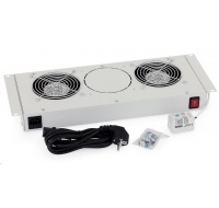 TRITON Ventilační jednotka spodní(horní) pro RBA-A6, RUA-1V-230V/30W termostat, černá