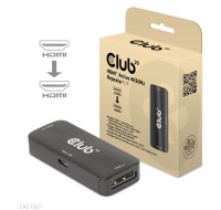 Club3D Adaptér aktivní HDMI 4K60Hz (F/F), černá