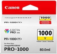 Canon CARTRIDGE PFI-1000Y žlutá pro ImagePROGRAF PRO-1000 (329 str.)