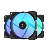 FRACTAL DESIGN ventilátor Aspect 12 RGB PWM Black Frame 3-pack, 120mm