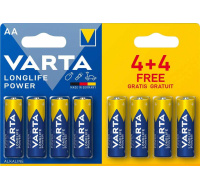 BAZAR - Varta LR6/4+4 Longlife POWER 4906 - Poškozený obal (Komplet)