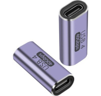 PremiumCord 40Gbps Aluminium USB-C Female - USB-C Female spojka