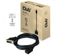 Club3D Kabel DVI-D na HDMI 1.4, (M/F), 2m